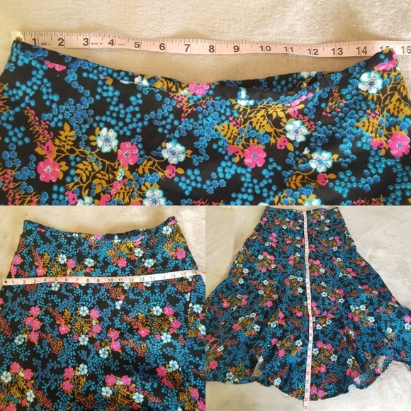 VINTAGE Cottagecore Floral Skirt - Picture 4 of 4